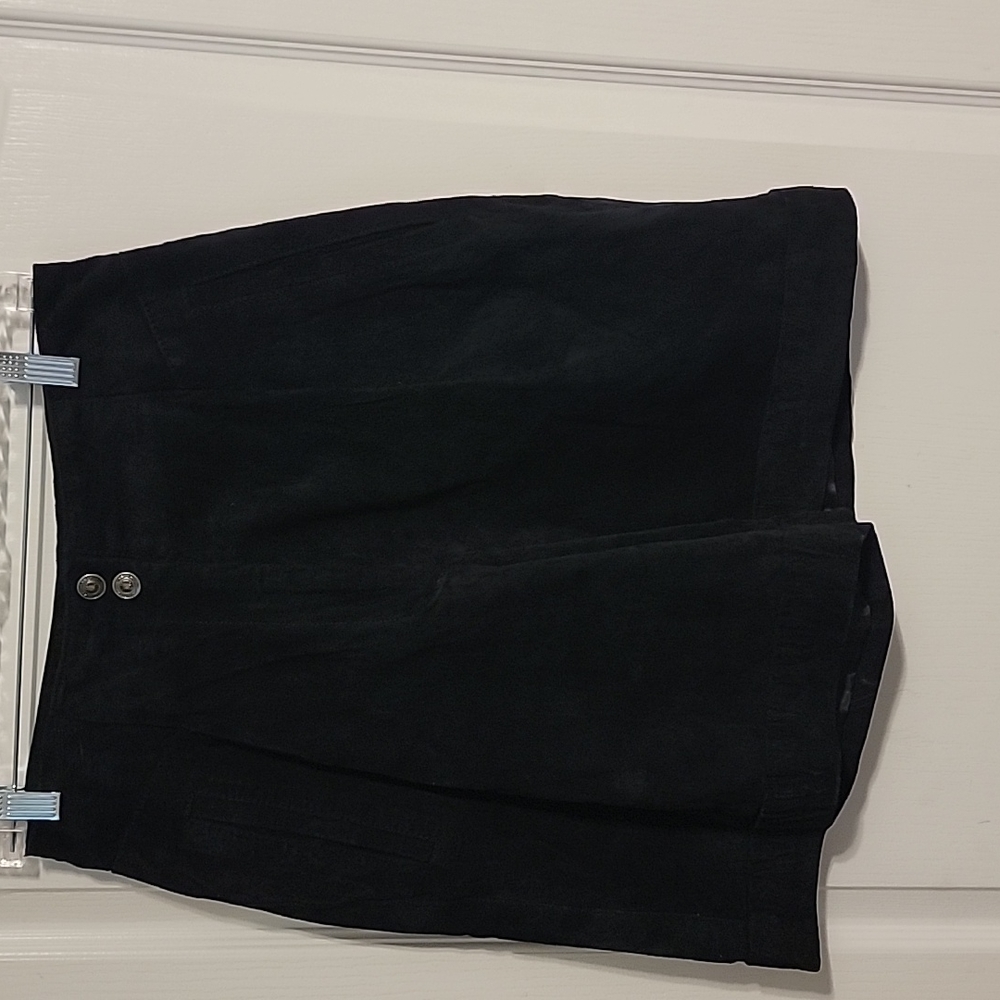 Vintage suede leather  high waist shorts- fits a size 6/8